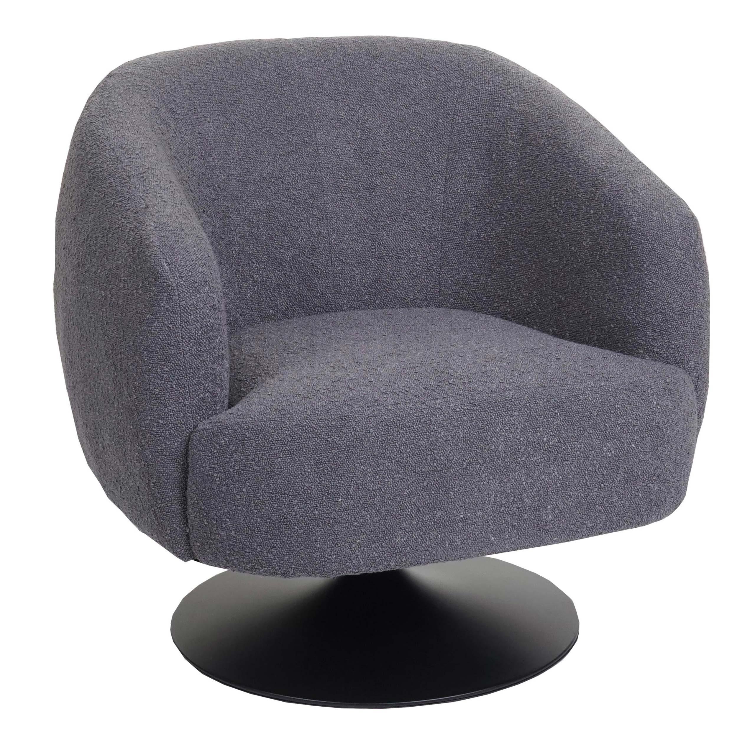 LOUNGE-SESSEL Grau - Grau, Textil (75/78/83cm) - MCW