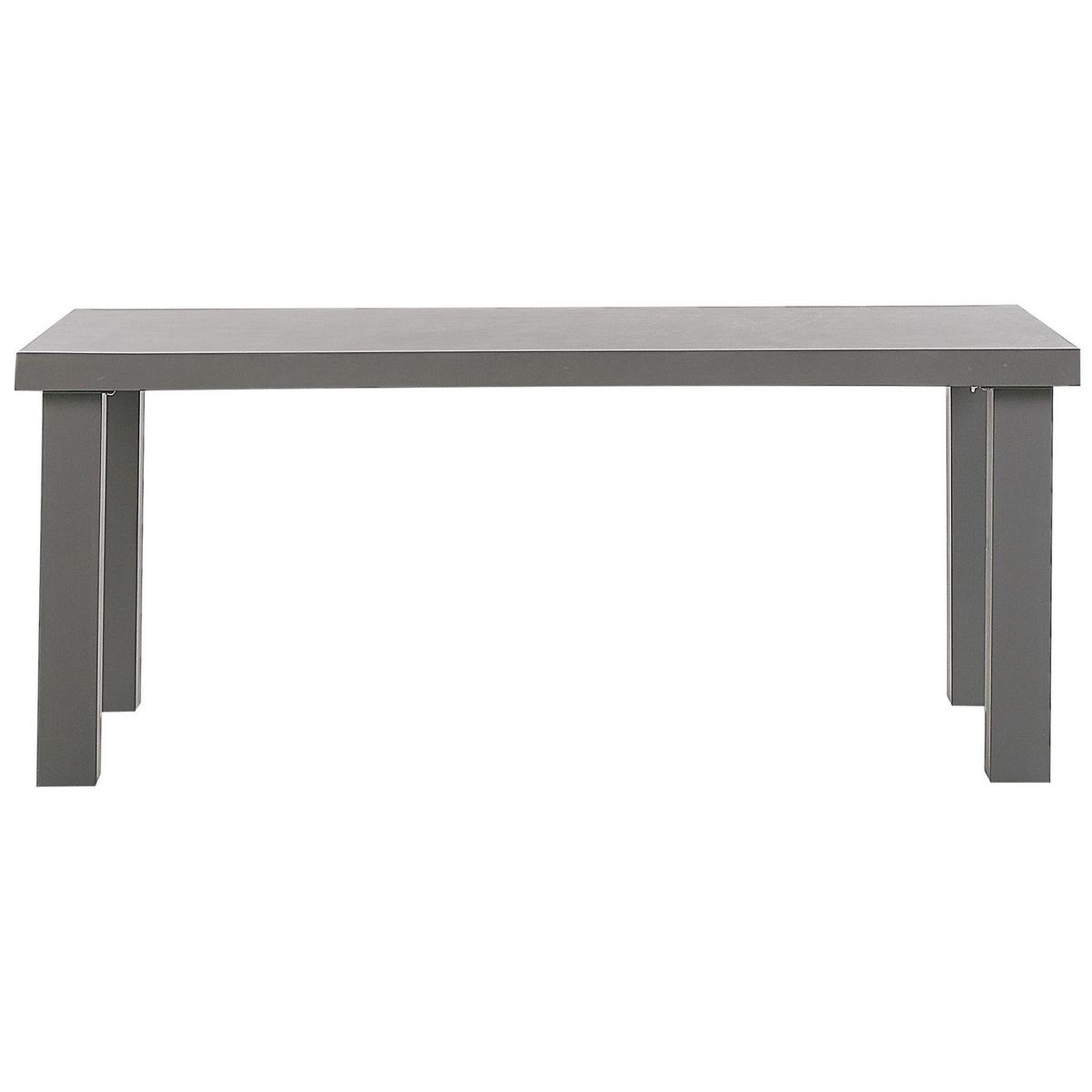 GARTENMÖBEL SET 6-Sitzer Beton grau Taranto - Grau, Stein - Beliani