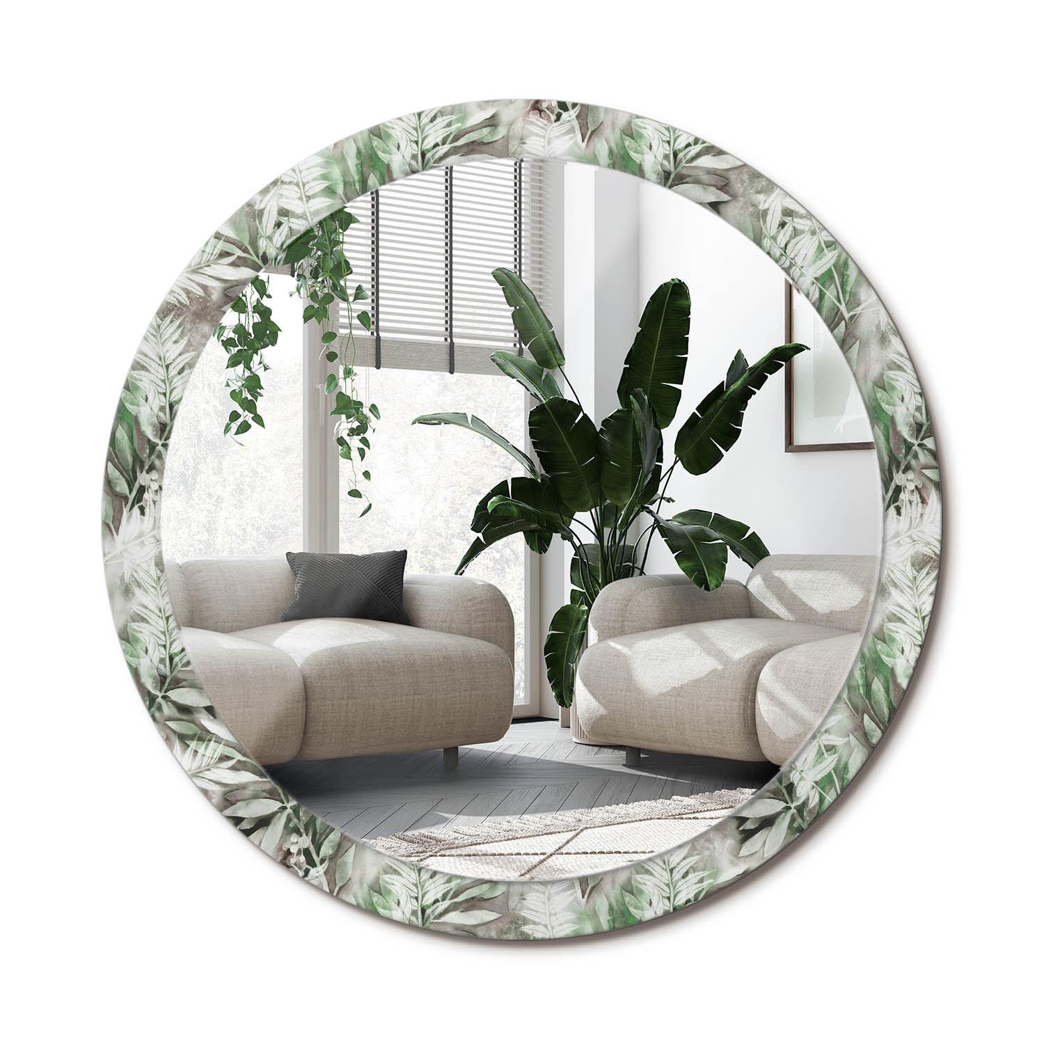 SPIEGEL Rund Ø 100 cm mit Aufdruck - Multicolor, Glas (100/100/0.4cm) - Wallfluent