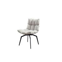 ESSZIMMERSTUHL BARO Weiß Webstoff Drehbar (360°) (1er-Set) - Weiß, Kunststoff/Textil (54/86/65cm) - KAWOLA