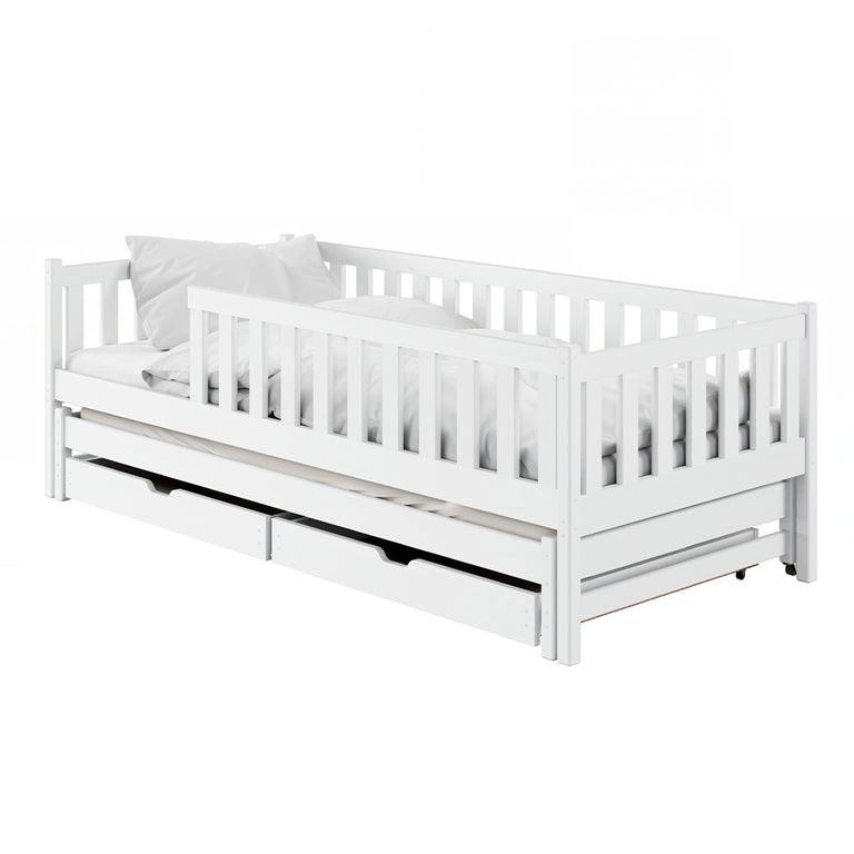 BETT 90/190 Antoine Weiß - Weiß, Holzwerkstoff (90/190cm) - Petits-meubles