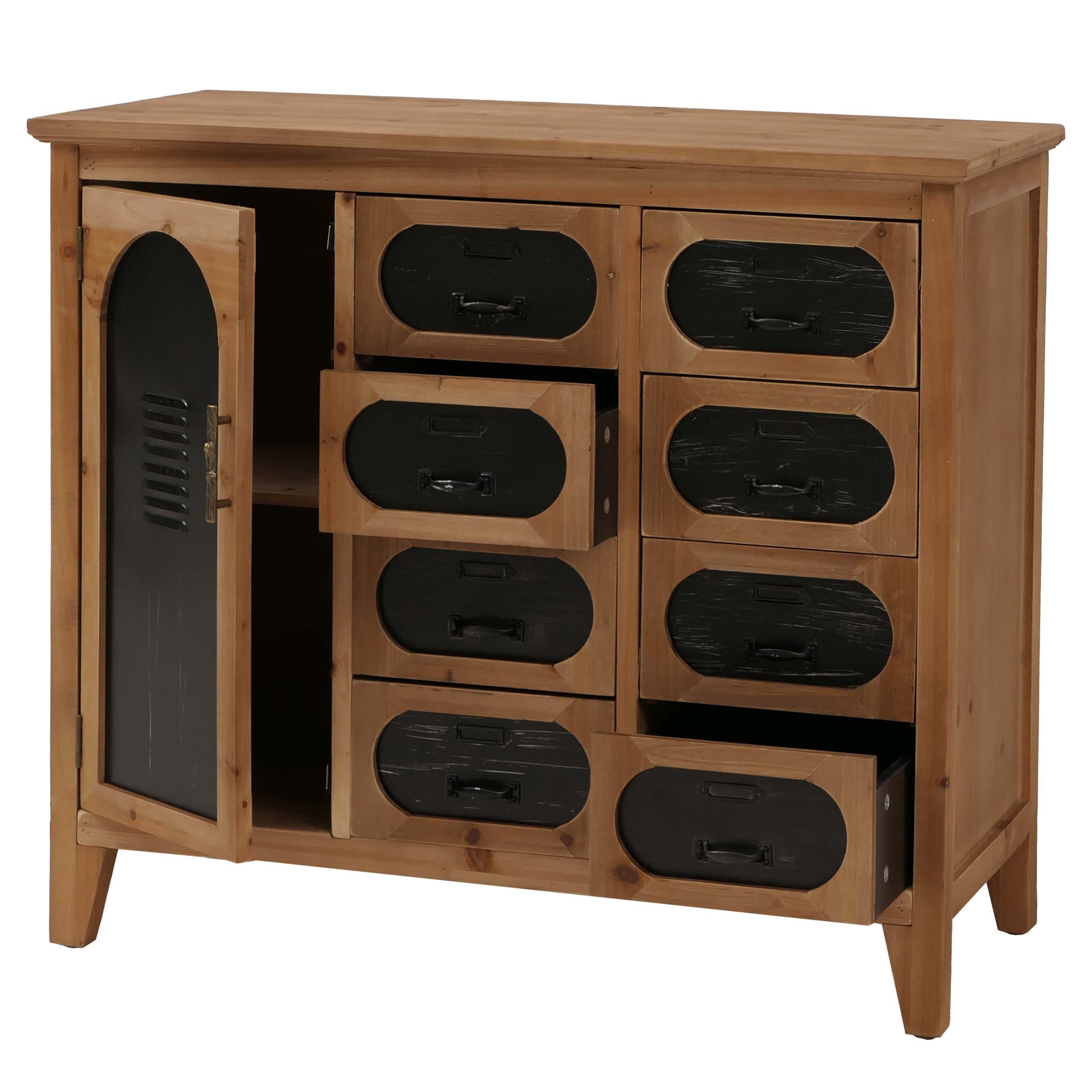 APOTHEKERKOMMODE Braun - Braun, Holz (91/80/40cm) - MCW