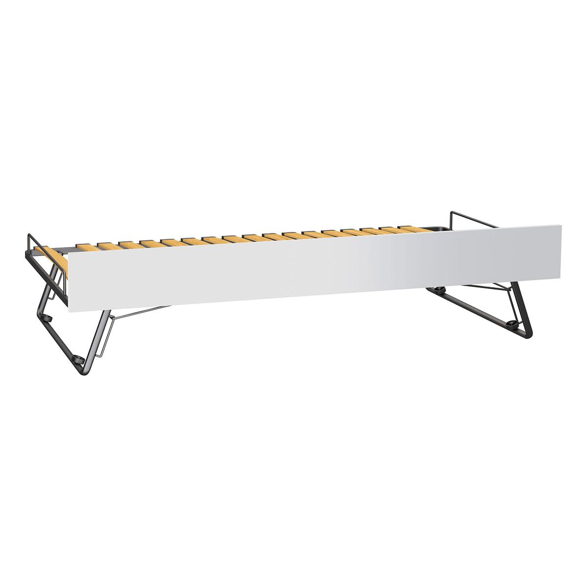 BETT 90/200 Weiß - Weiß, Holzwerkstoff (90/200cm) - Petits-meubles