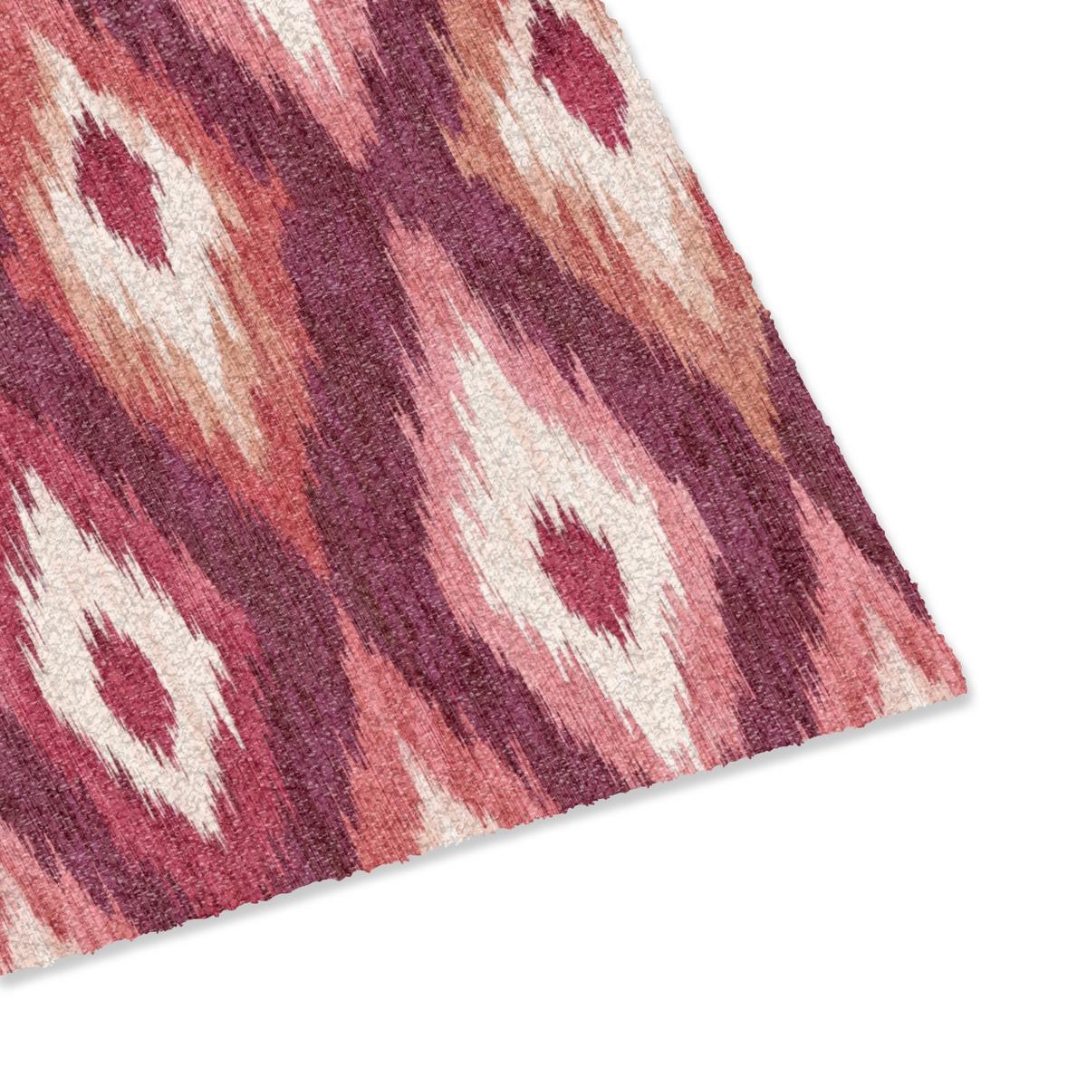 FUSSMATTE Diamantformen - Rosa - Muster - Textur Flurteppich 60x40 cm - Beere, Kunststoff (60/0.4cm) - MuchoWow