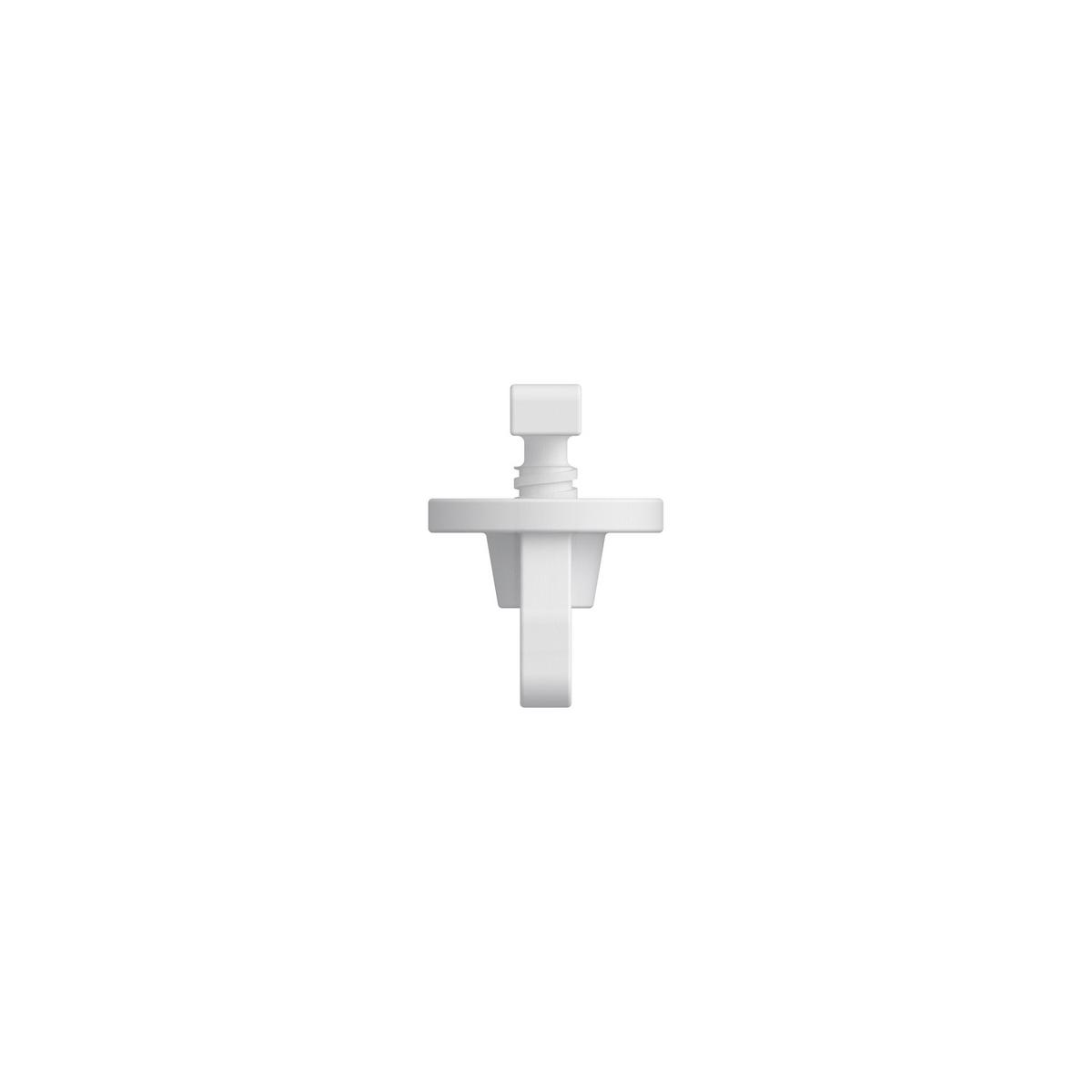 FESTSTELLER UNIVERSAL für Innenläufe / Gardinenschienen, Packung 2 Stück - Weiß, Kunststoff (1.7/1.6/1.4cm) - INTERDECO