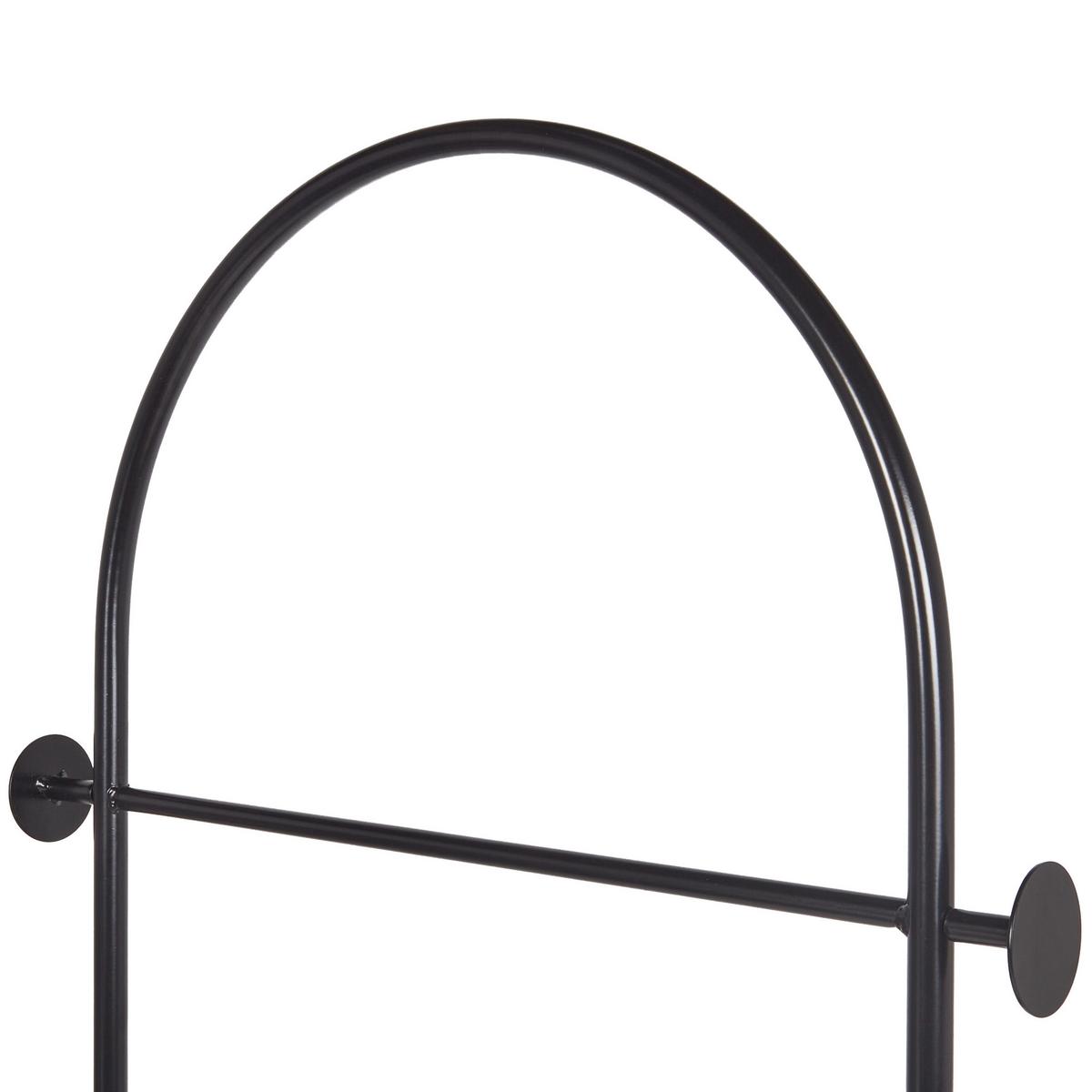 KLEIDERSTÄNDER Metall schwarz 174 cm Hardin - Schwarz, Metall (60/174/33cm) - Beliani