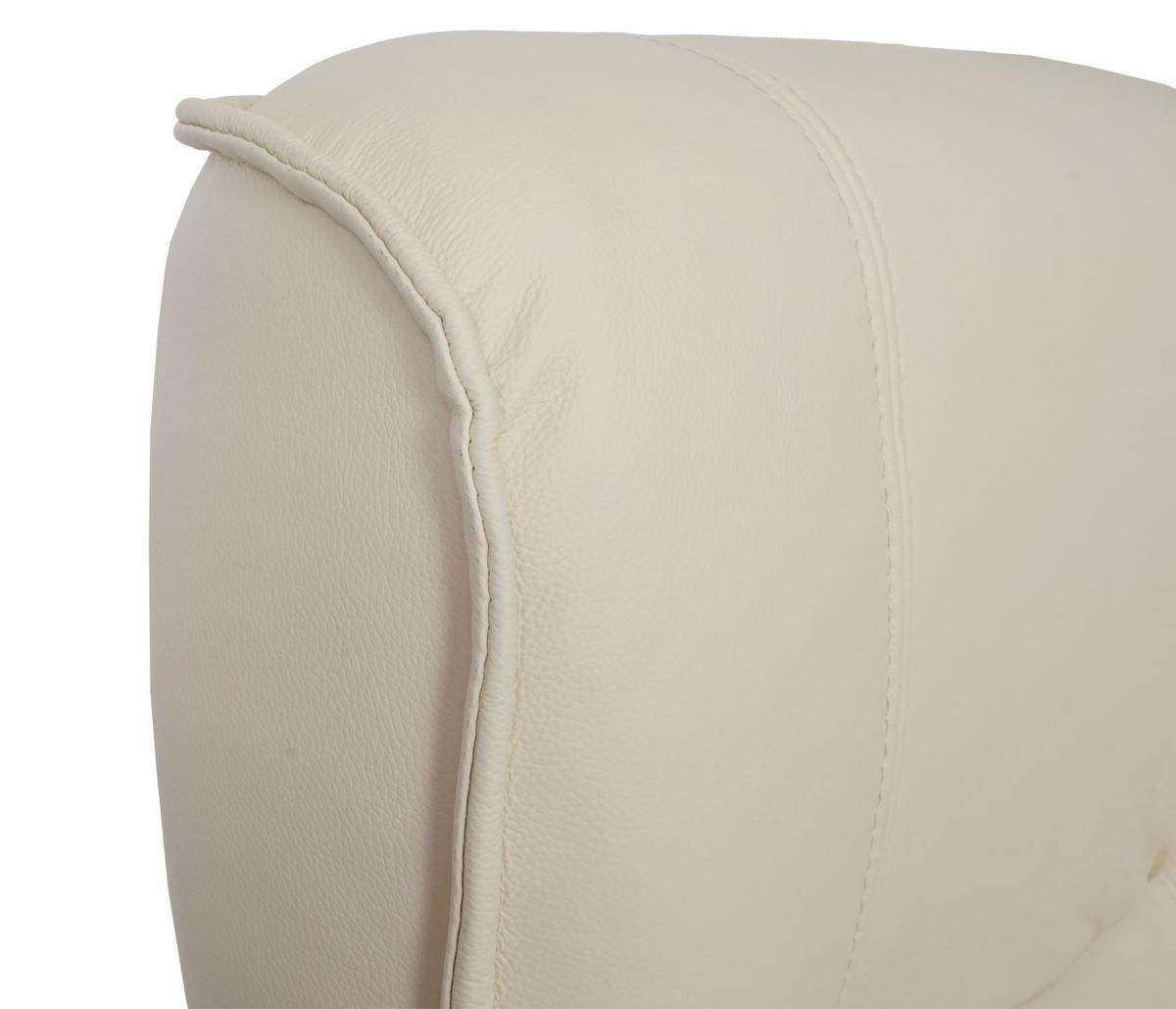 RELAXSESSEL Beige - Beige, Leder (86/105/82cm) - MCA