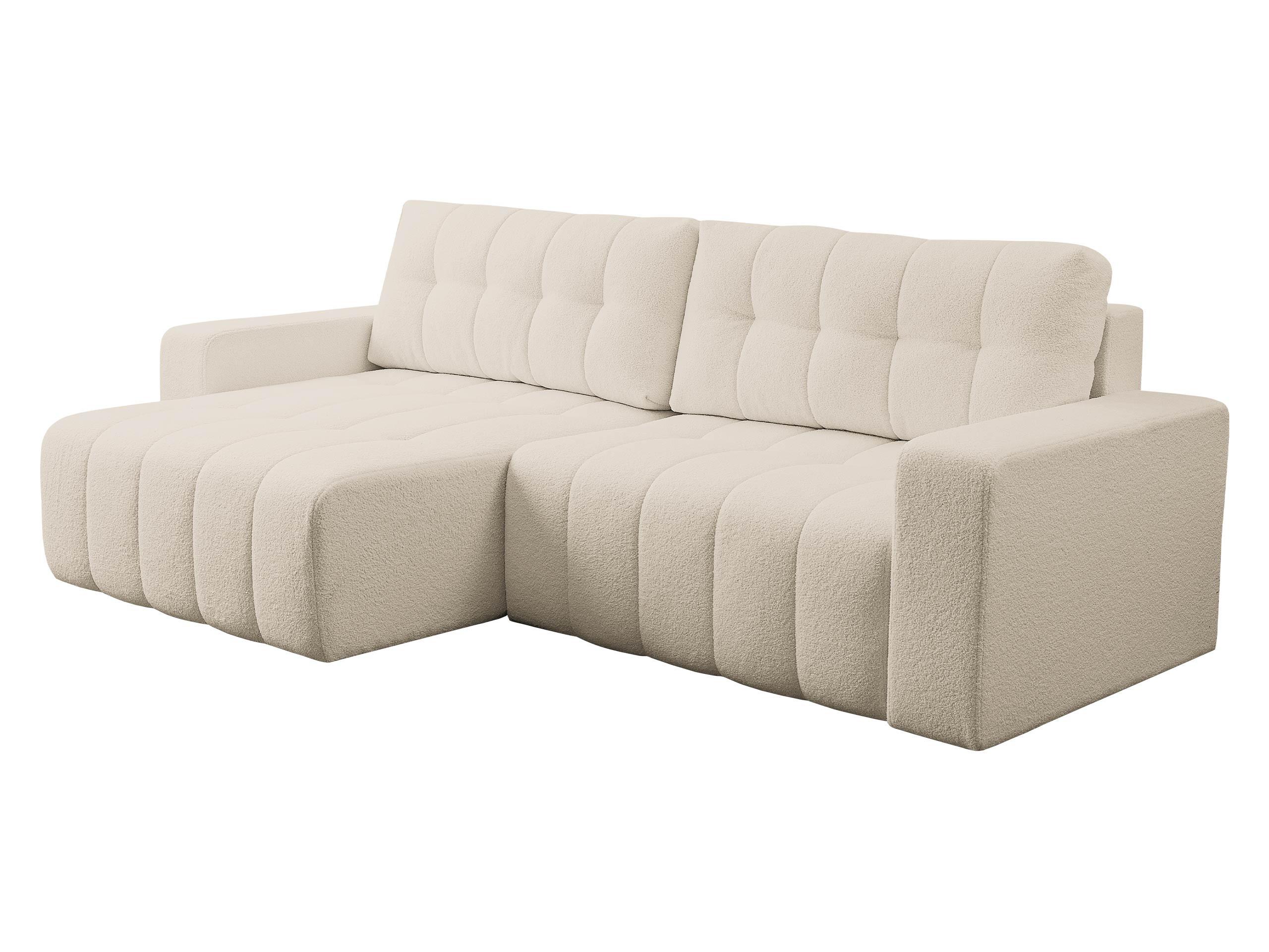ECKSOFA Masone - Schwarz/Naturfarben, Holz/Kunststoff (245/143cm) - MIRJAN24