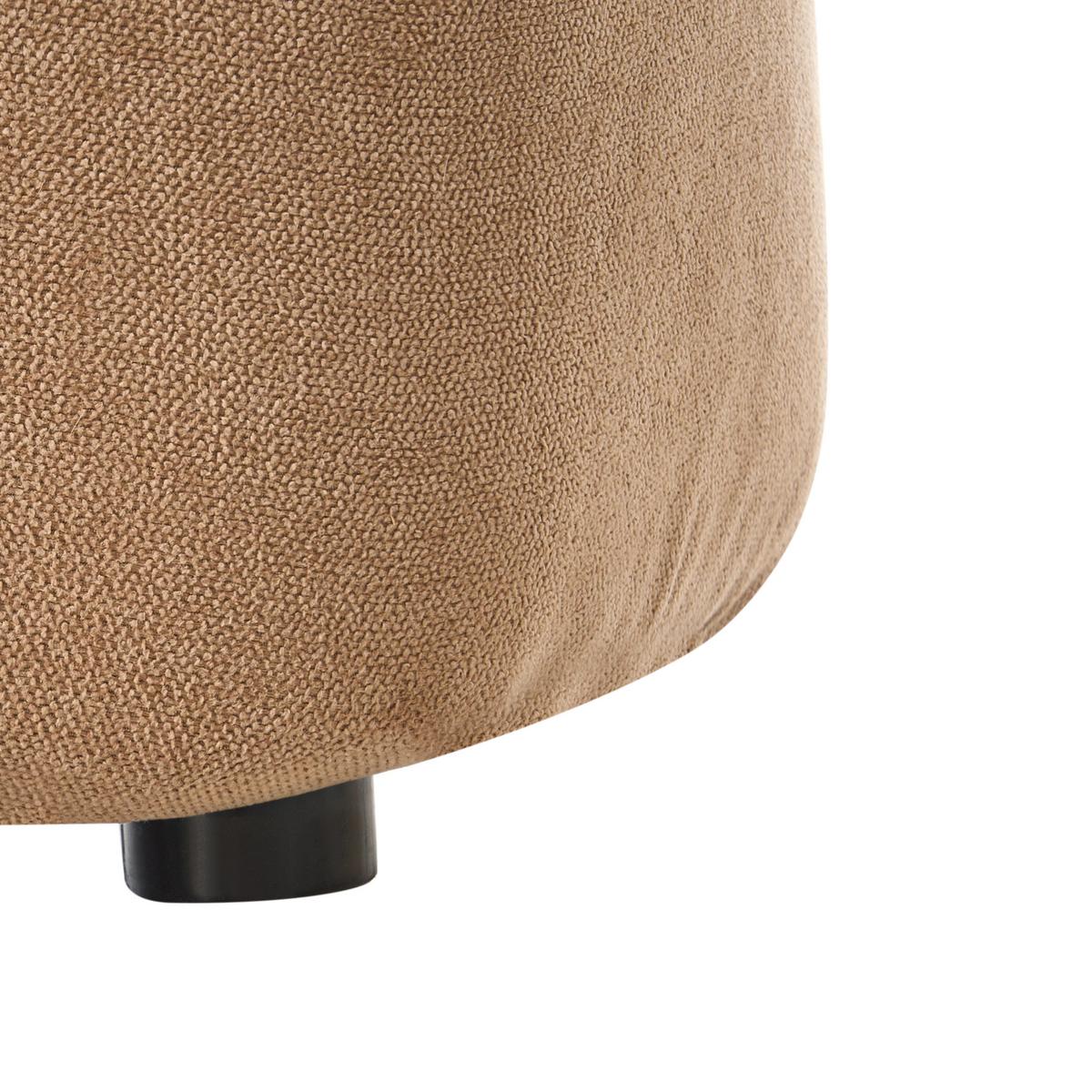 POLSTERBANK Stoff Beige Littleton - Beige, Textil (86/38/30cm) - Beliani
