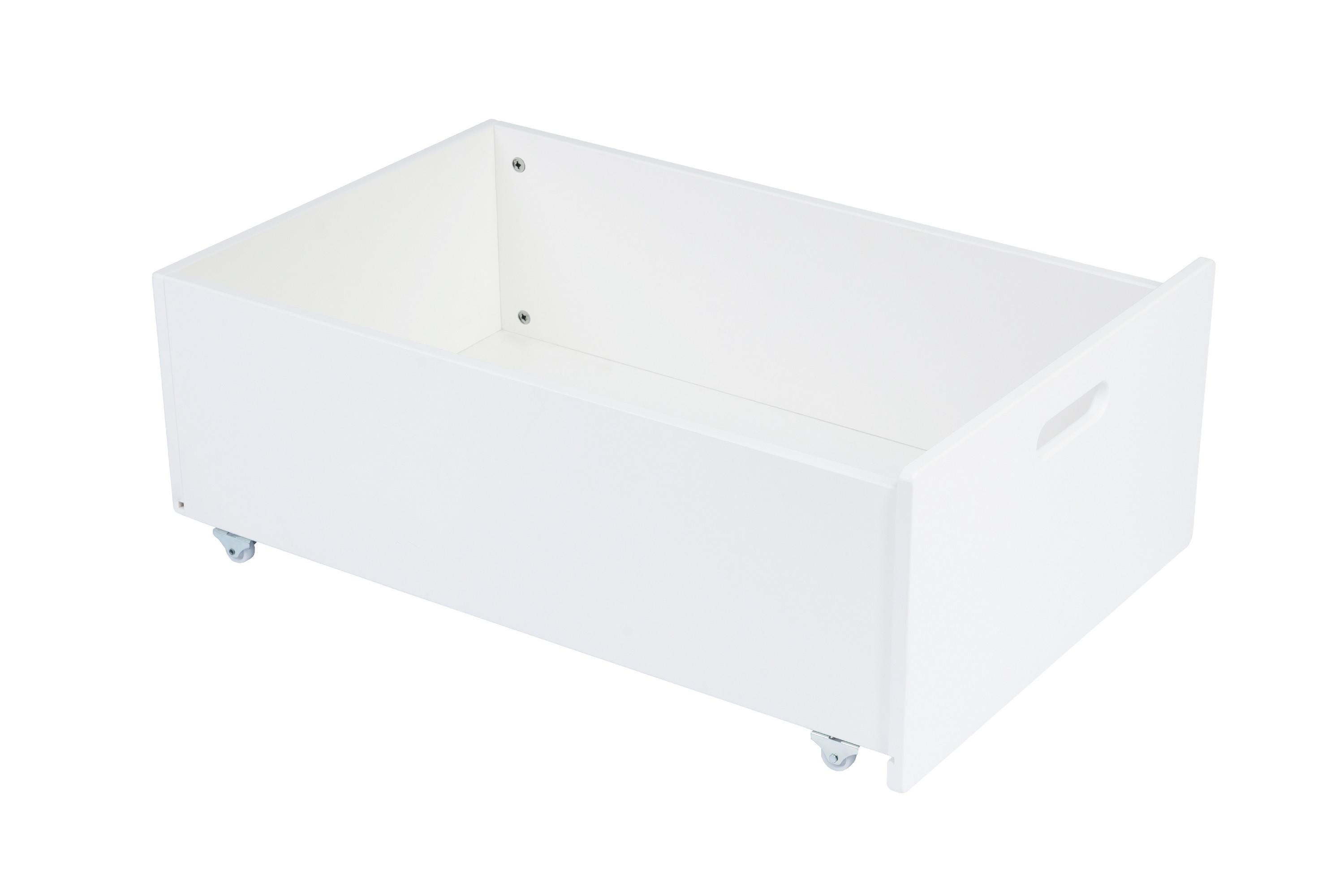 SCHUBLADE für Babybett 7in1, KEIN BETT - Weiß, Holz - waldin