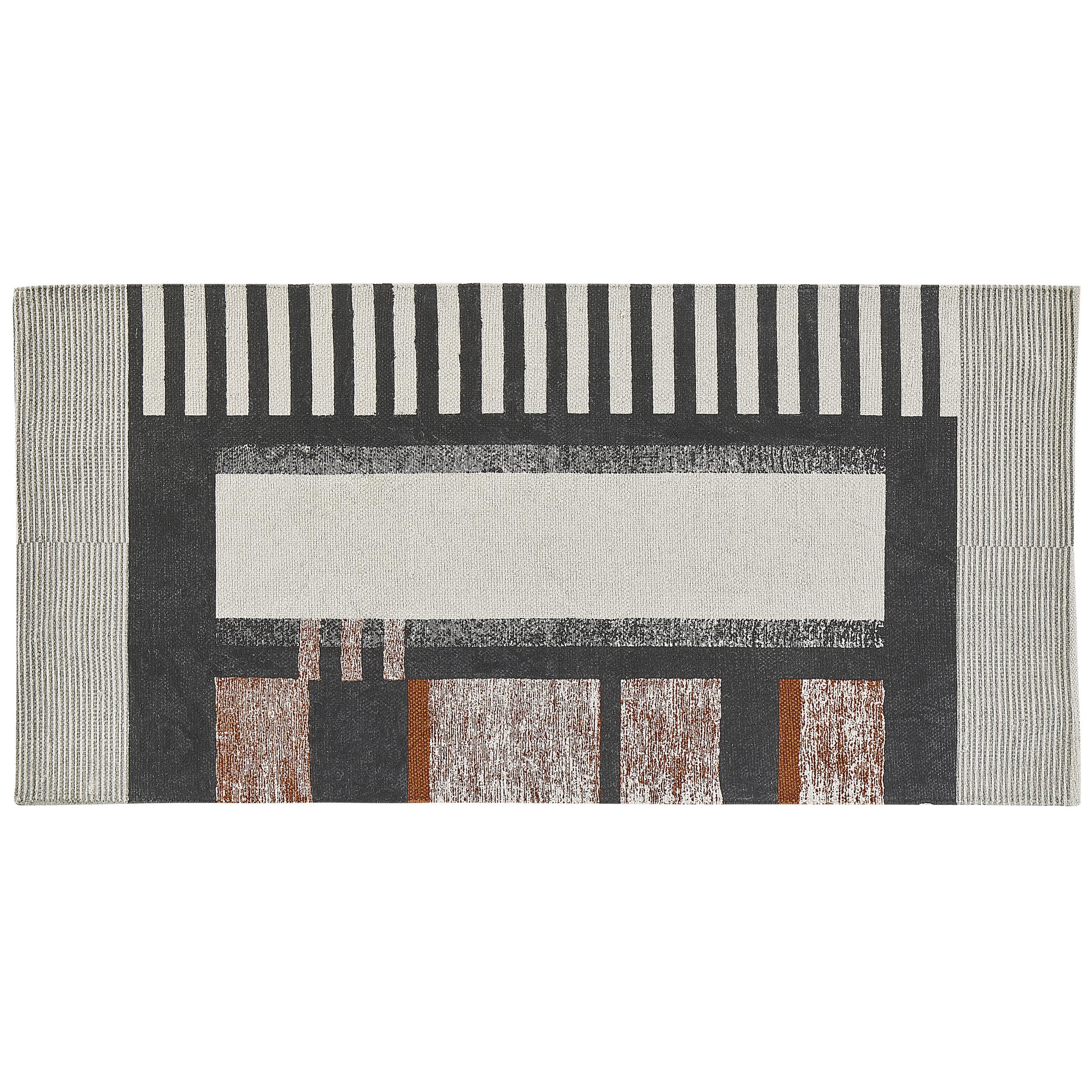 KURZFLOR-TEPPICH Kakinada 150/80 cm - Multicolor, Textil (80/150cm) - Beliani