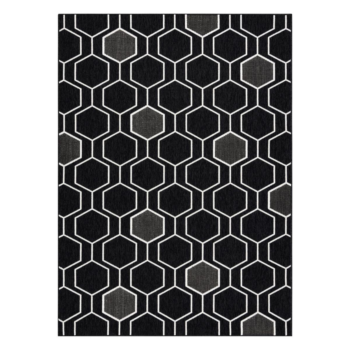 TEPPICH Spring 160/230 cm - Schwarz, Textil (160/230cm) - rugsX