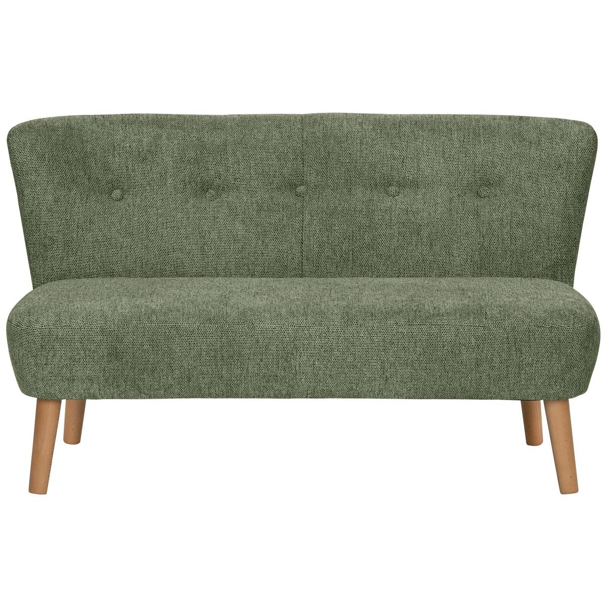 KINDERSOFA 2-Sitzer Katya Flachgewebe grün - Grün, Kunststoff (97/54/50cm) - 58aufmkessel