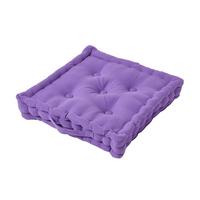 SITZKISSEN lila 40/40/8 cm – Bodenkissen unifarben - Lila, Textil (40/40/8cm) - Homescapes
