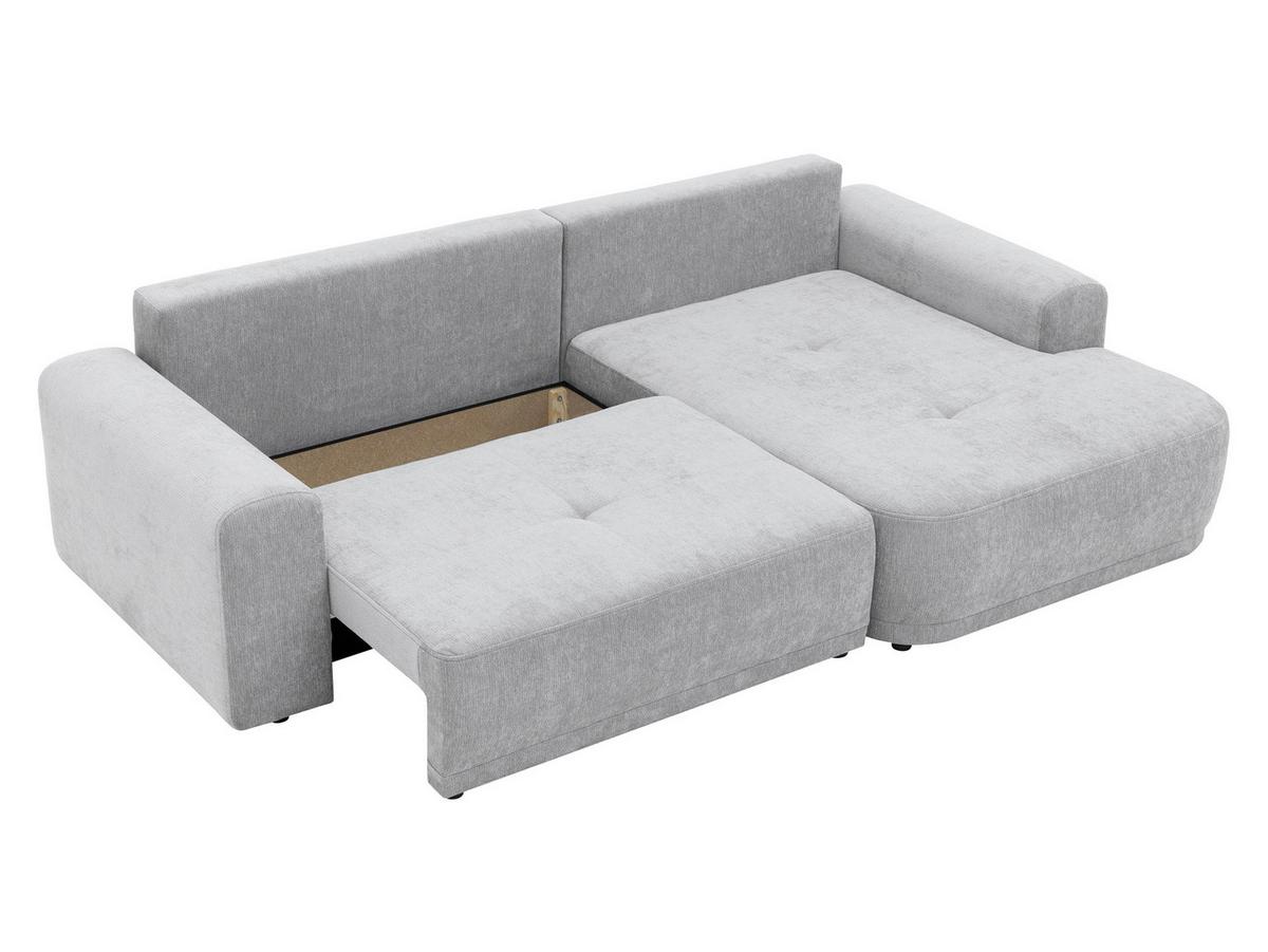 ECKSCHLAFSOFA Passo, Seite: Links - Hellbraun/Schwarz, Holz/Kunststoff (265/166cm) - MIRJAN24