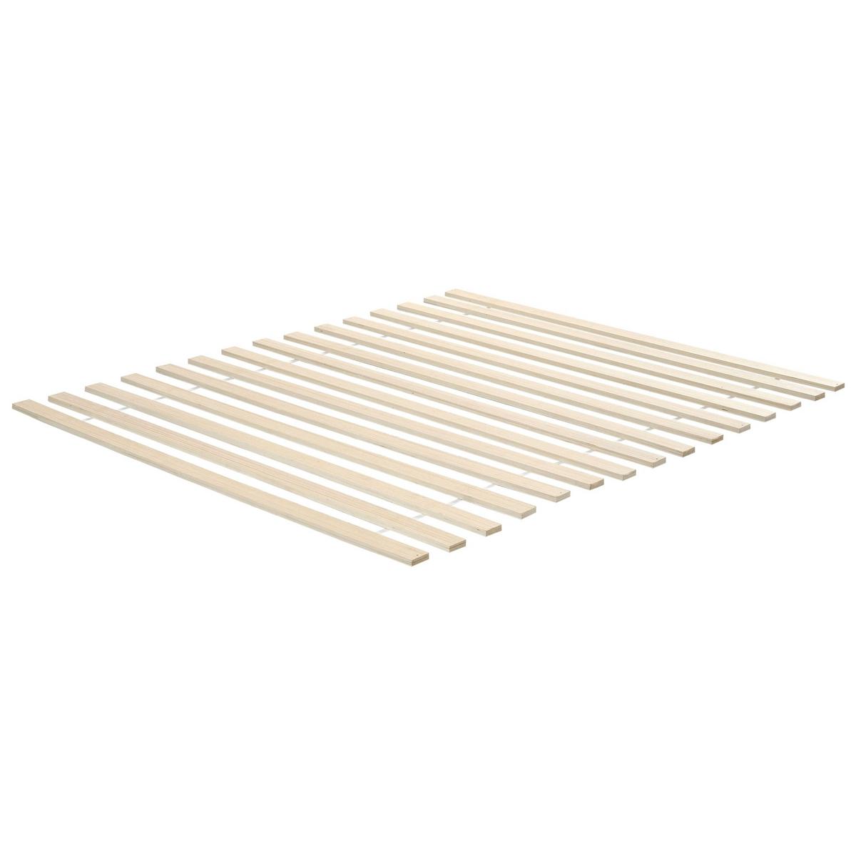 BETT mit Lattenrost 180/200 cm Kiefernholz Hellbraun Gonfaron - Hellbraun, Holz (180/200cm) - Beliani