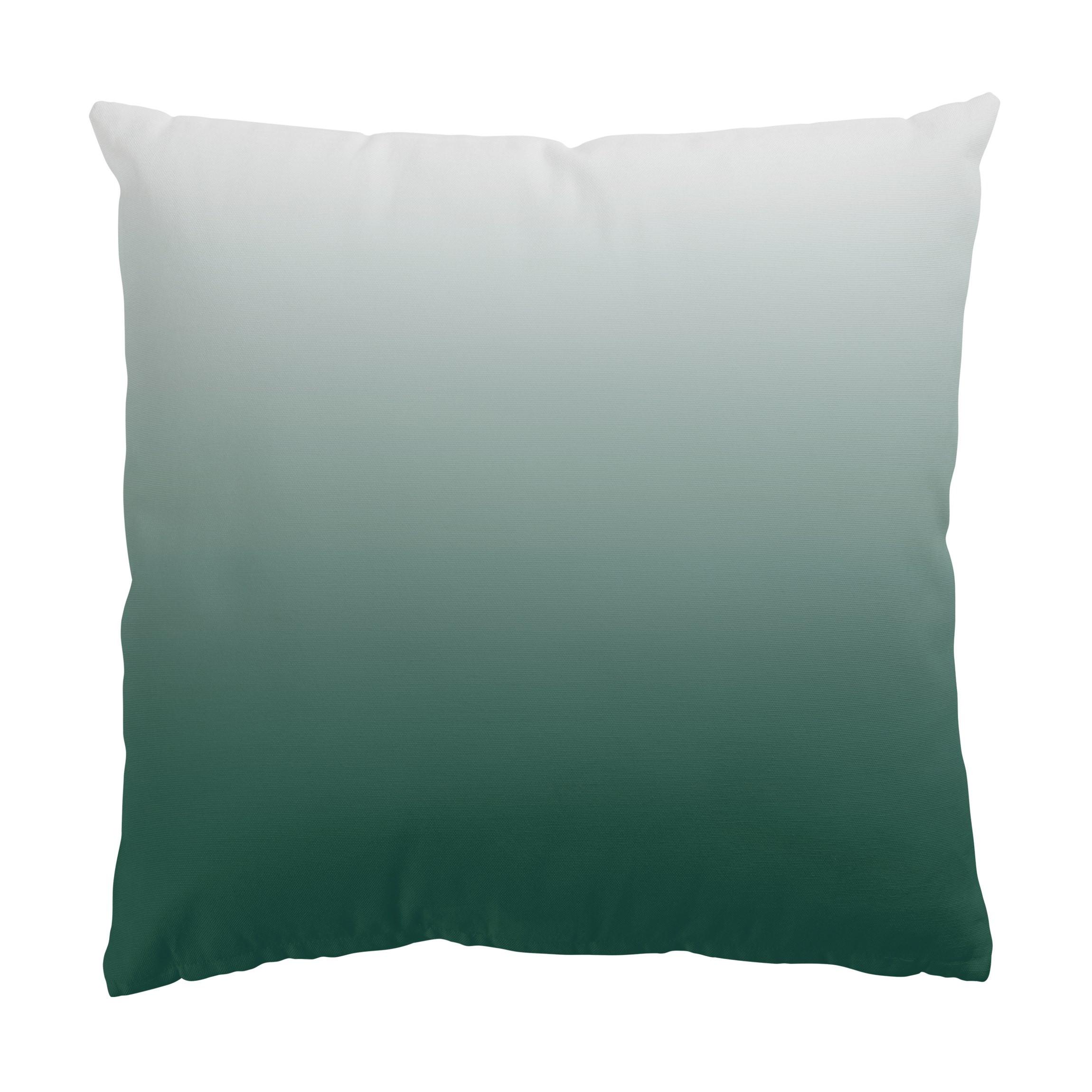 KISSENBEZUG Waldgrün Farbverlauf 40/40 cm - Grün, Textil (40/40cm) - Bilderwelten