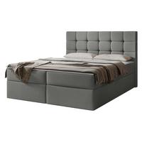 BOXBETT Luanda - H3 - Grau, Holzwerkstoff/Textil (140/200cm) - MIRJAN24