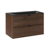 WASCHTISCH 81cm Elias Dunkles Holz - Braun, Holzwerkstoff (81/50/46cm) - Petits-meubles