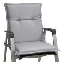 NIEDERLEHNERAUFLAGE Flair NL 100/50/8cm Hellgrau - Hellgrau, Textil (50/6/100cm) - Beautissu 