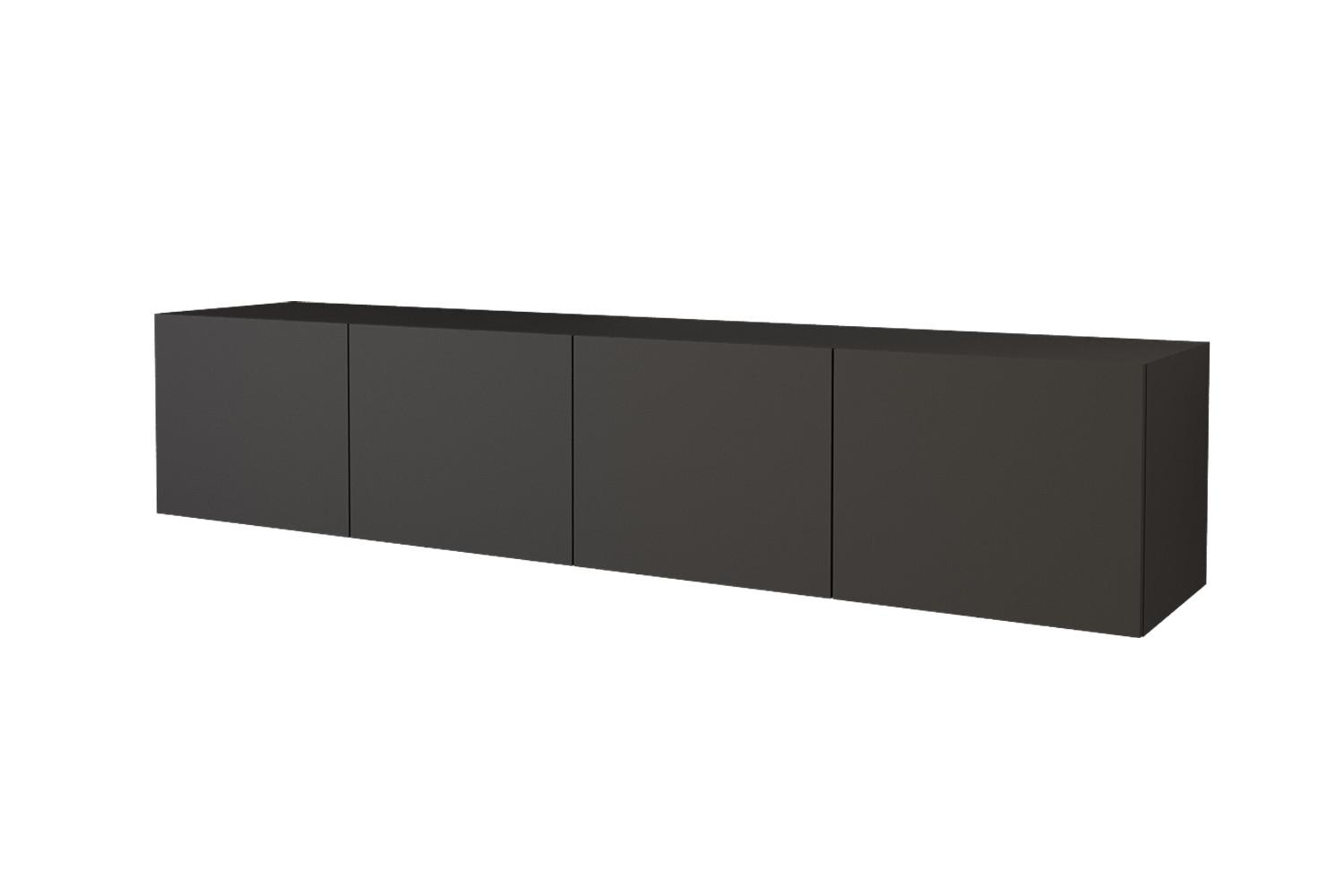 LOWBOARD ELIO-W 2x100x40x40 cm - Schwarz - Schwarz, Holzwerkstoff (200/40/40cm) - ALTDECOR