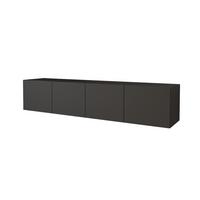 LOWBOARD ELIO-W 2x100x40x40 cm - Schwarz - Schwarz, Holzwerkstoff (200/40/40cm) - ALTDECOR