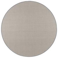 SISAL NATUR TEPPICH RUND - Grau, Textil (100/100cm) - Snapstyle