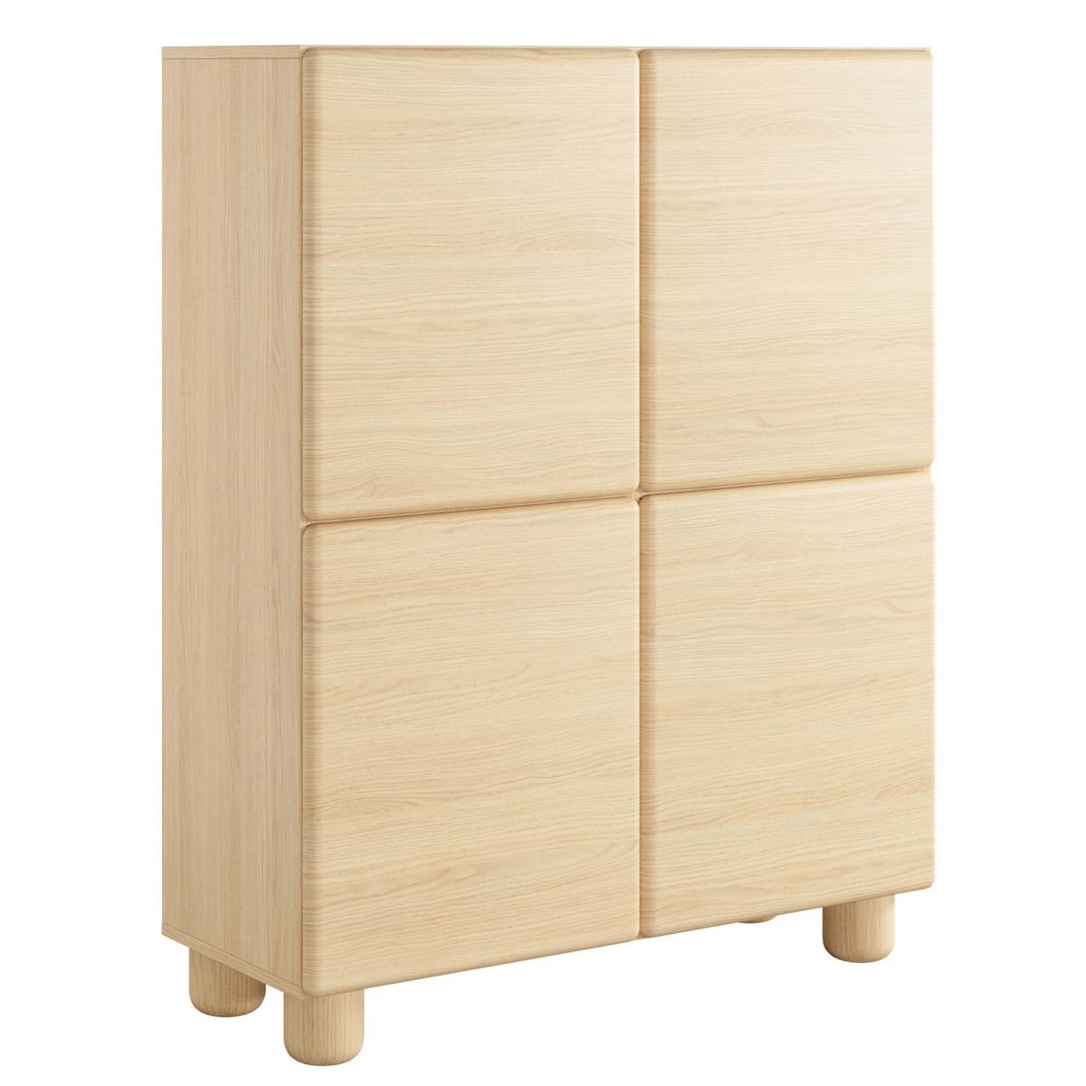HIGHBOARD Lomo 100 cm - Eichefarben, Holz/Holzwerkstoff (100/125.2/38cm) - Selsey