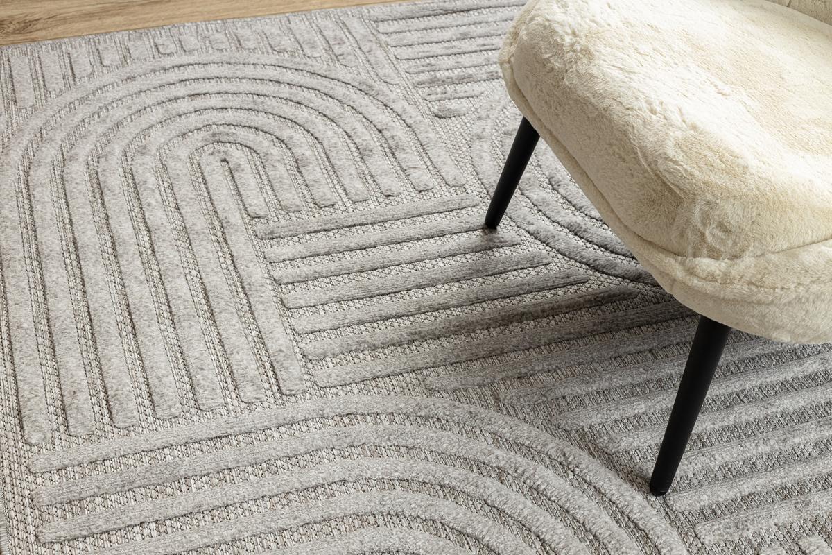TEPPICH Santo 200/290 cm - Grau, Textil (200/290cm) - rugsX