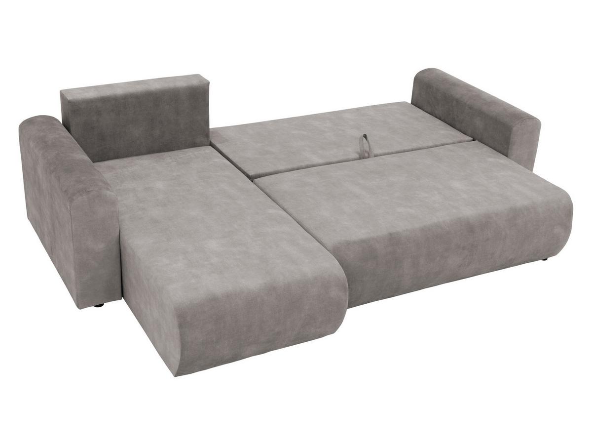 ECKSOFA Eliwo - Schwarz/Bronzefarben, Holz/Textil (252/158cm) - MIRJAN24