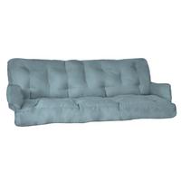 AUFLAGE für Hollywoodschaukel Flair HS 180x50x8cm Taubenblau - Blaugrau, Textil (50/180cm) - Beautissu 