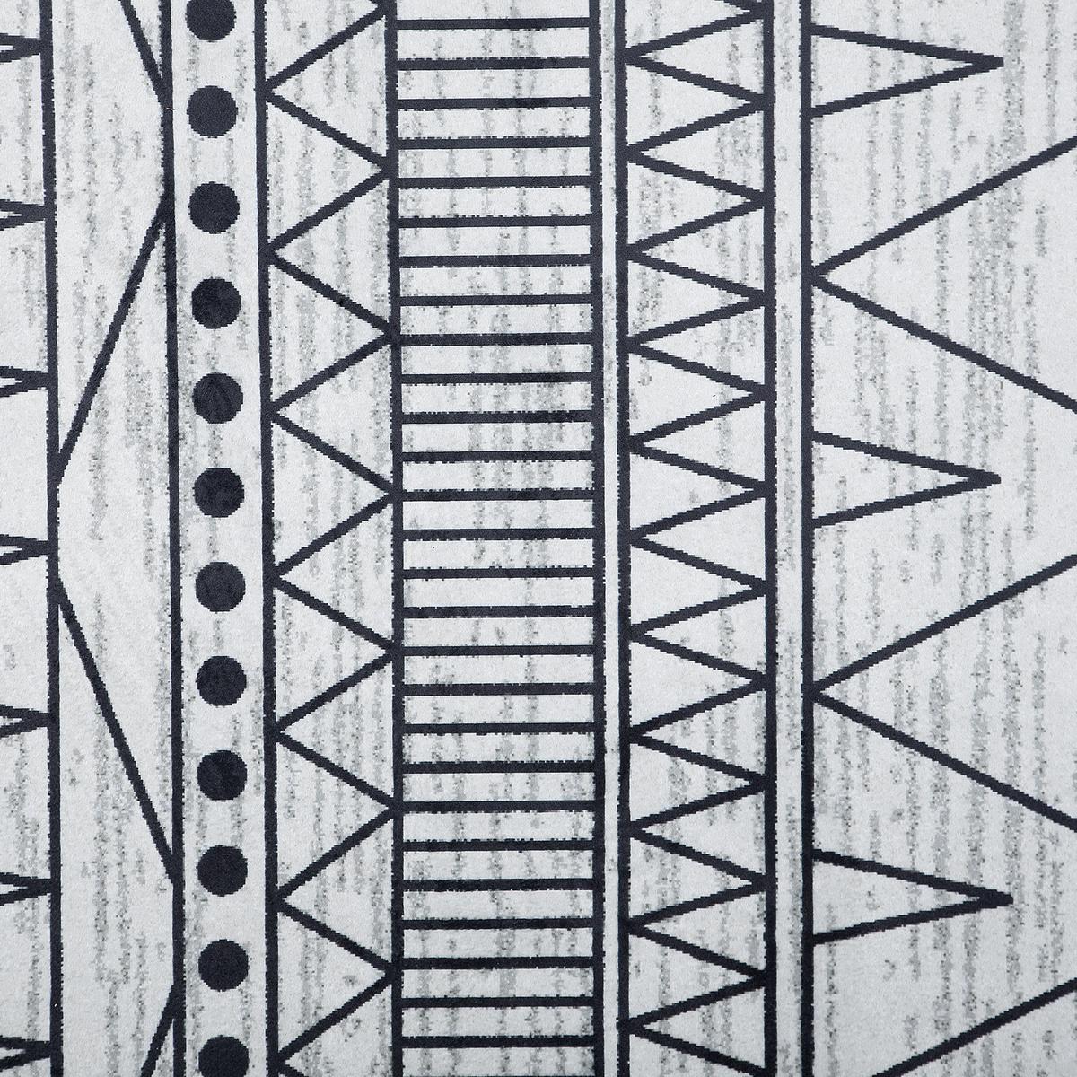 KURZFLOR-TEPPICH Keban 200/140 cm - Schwarz, Kunststoff (140/200cm) - Beliani