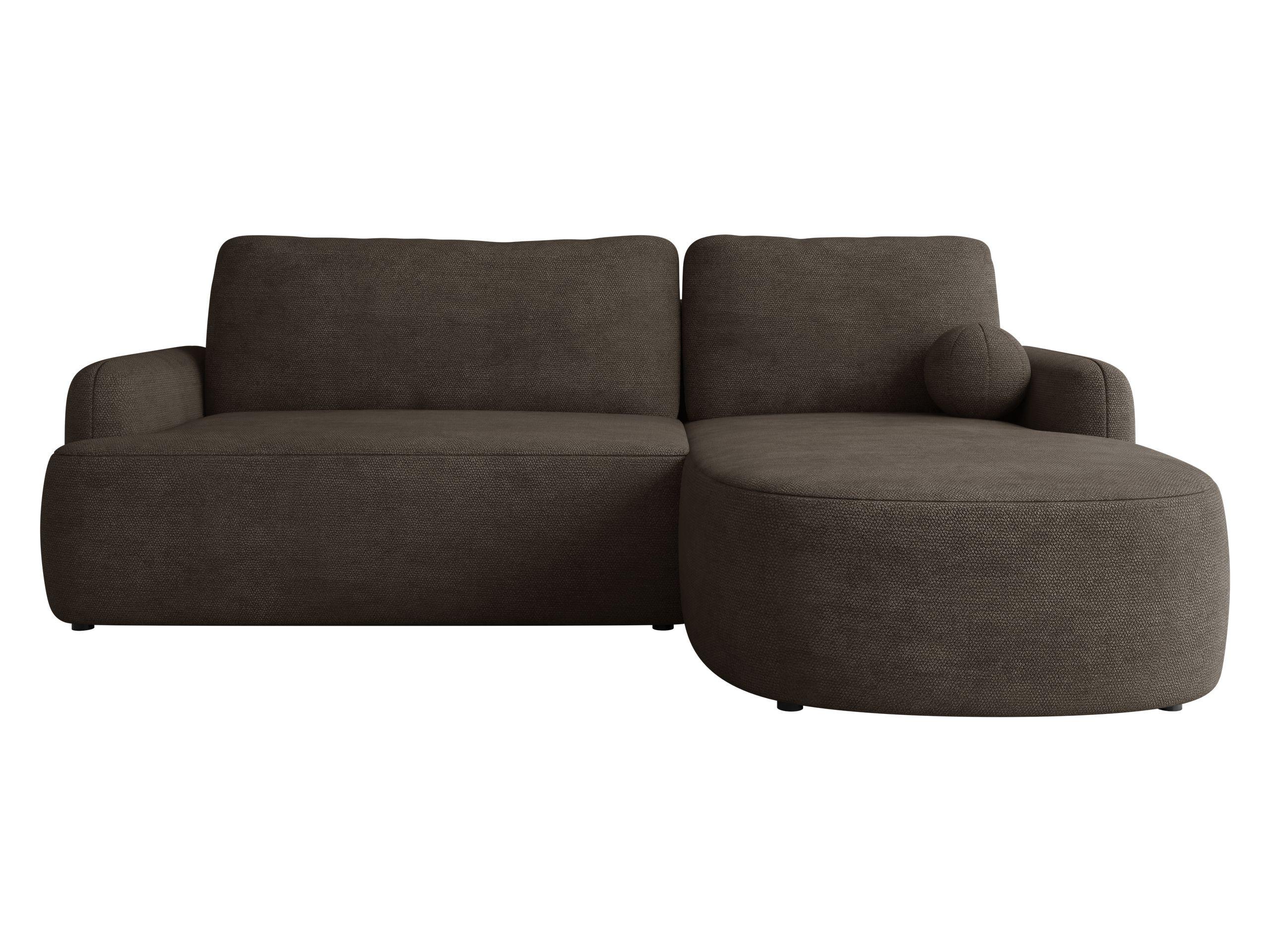ECKSOFA Loridu, Seite: Rechts - Schwarz/Braun, Holz/Kunststoff (250/174cm) - MIRJAN24