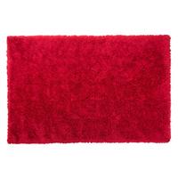 SHAGGY-TEPPICH Cide 200/140 cm - Rot, Kunststoff (140/200cm) - Beliani