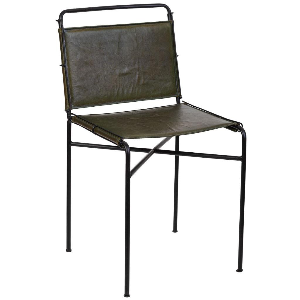 STUHL aus Metall, braun, 48x46x89cm - Braun, Metall (48/89/46cm) - Wanderlust