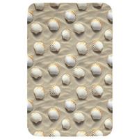 WC-VORLEGER Muscheln - Sand - Maritim WC Teppich 50x80 cm - Sandfarben, Textil (50/1cm) - OnlyWow