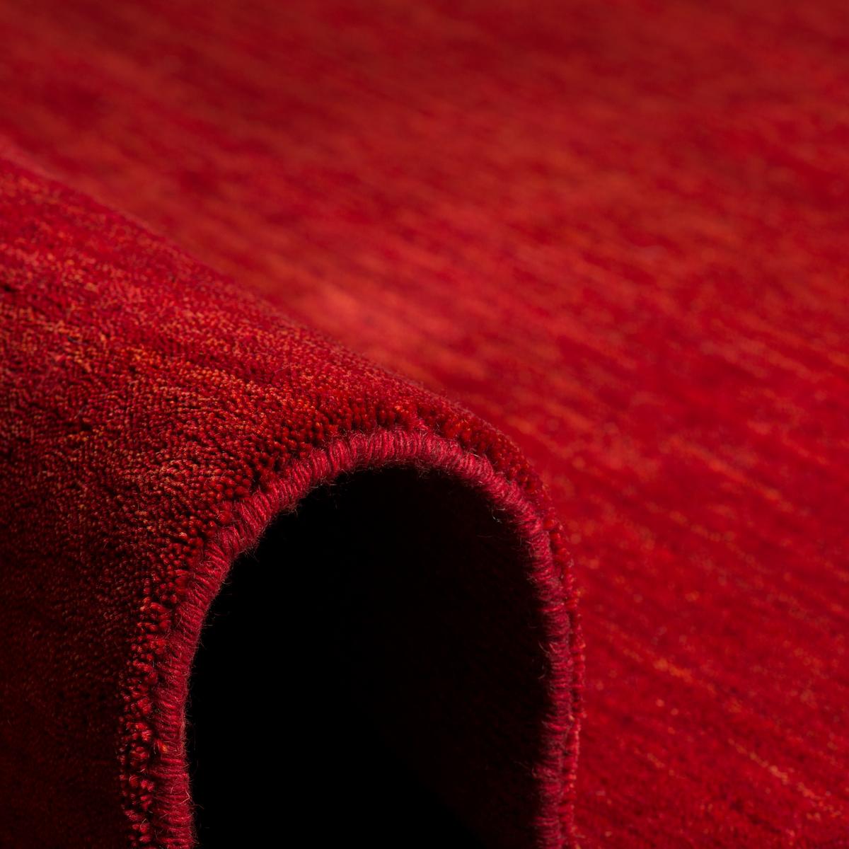NATUR TEPPICH INDO NEPAL GABBEH SHIVA - Rot, Textil (70/300cm) - Pergamon