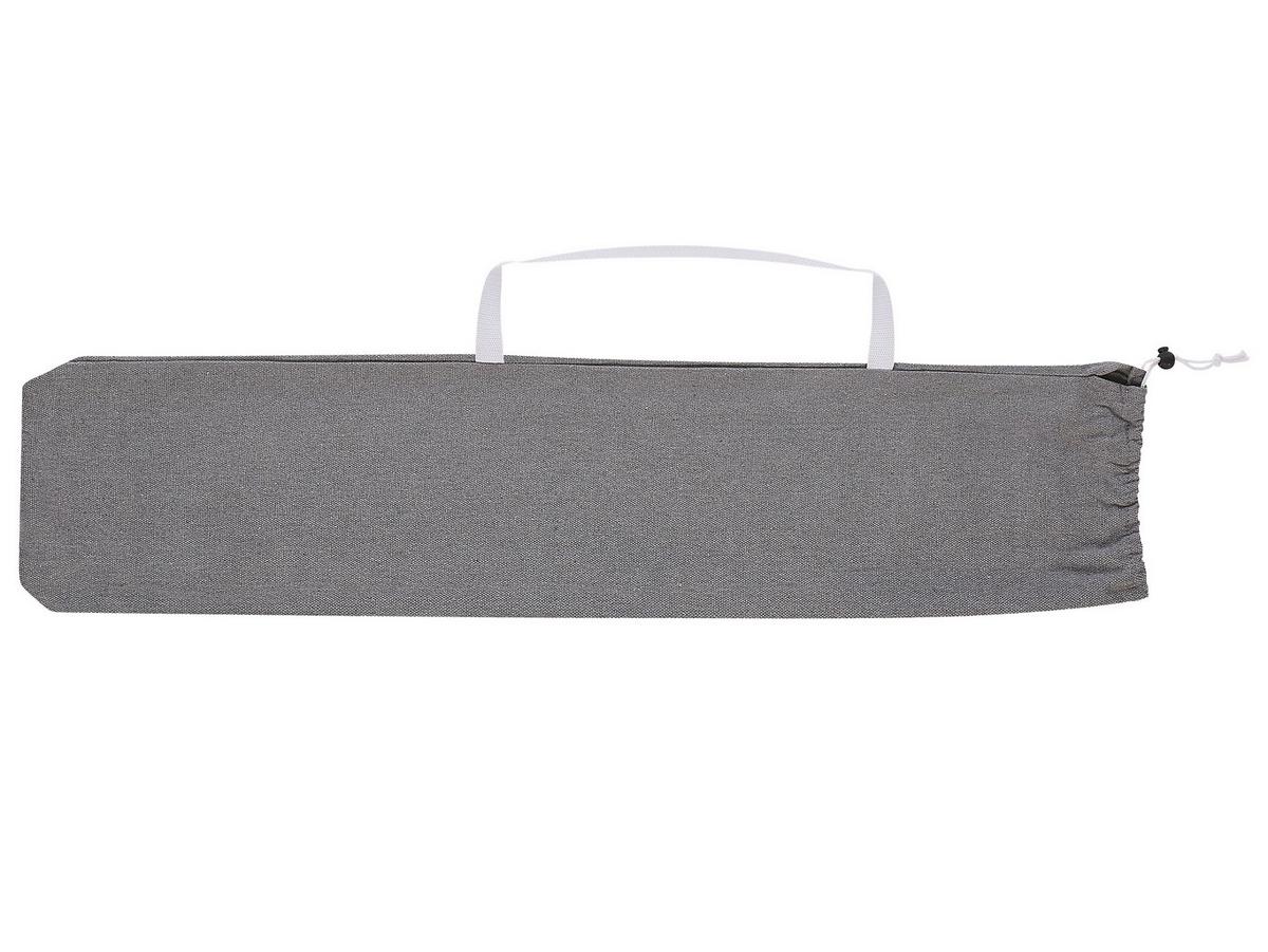 HÄNGESSESSEL Makramee Baumwolle hellgrau Bonea - Hellgrau, Textil (95/125/55cm) - Beliani