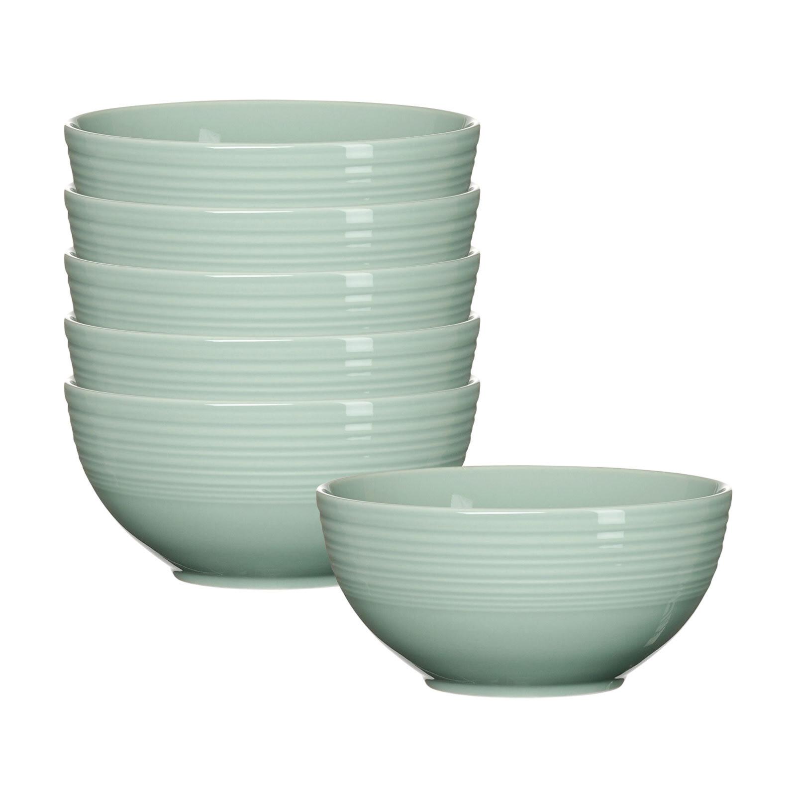 MÜSLISCHALEN Levi Grün ø 15 cm 6er Set - Grün, Keramik (15cm) - Ritzenhoff Breker