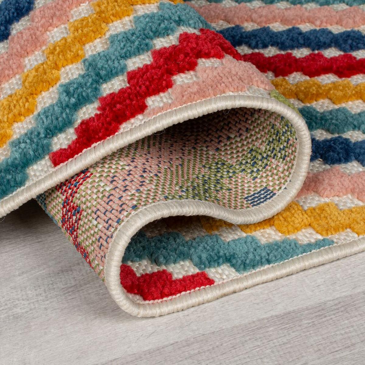 OUTDOORTEPPICH Waschbar LUNE, geometrisch, Bunt, 200 x 290 cm - Multicolor, Textil (200/290cm) - KADIMA DESIGN
