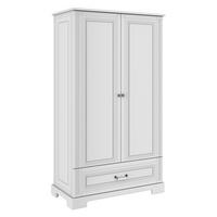 SCHRANK 2 Türen Weiß - Weiß, Holzwerkstoff (102/180/51cm) - Petits-meubles