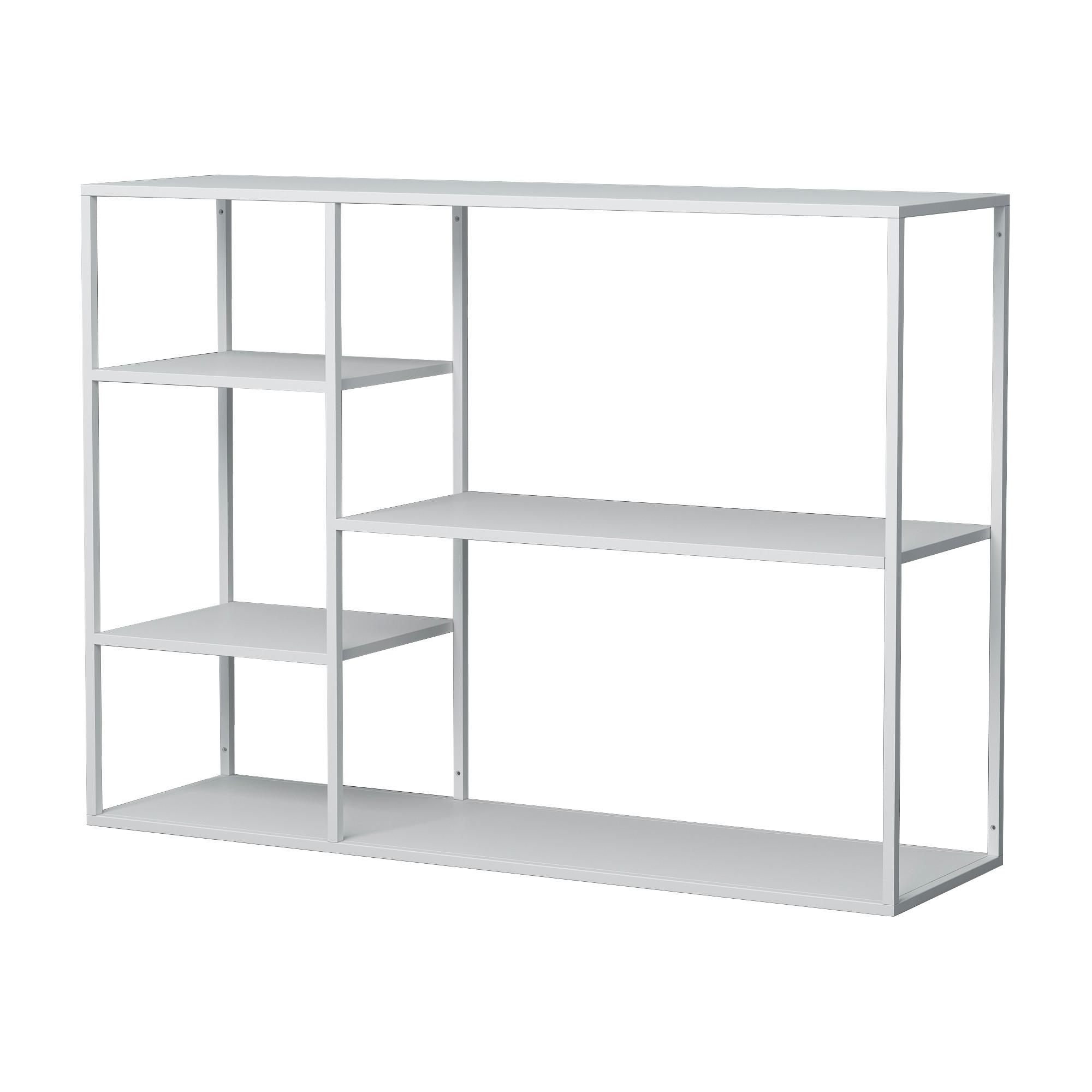 STANDREGAL Isojoki - Weiß, Metall (120/87.5/35cm) - [en.casa]