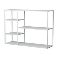 STANDREGAL Isojoki - Weiß, Metall (120/87.5/35cm) - [en.casa]
