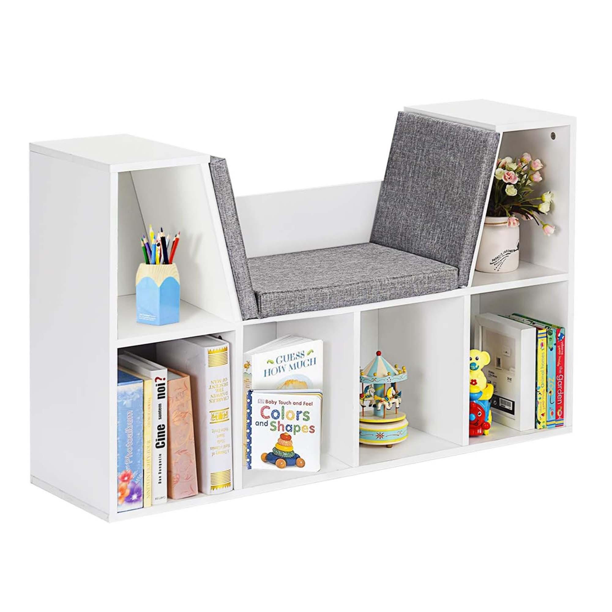 BÜCHERREGAL Braun - Braun, Holz (103/63/30cm) - COSTWAY