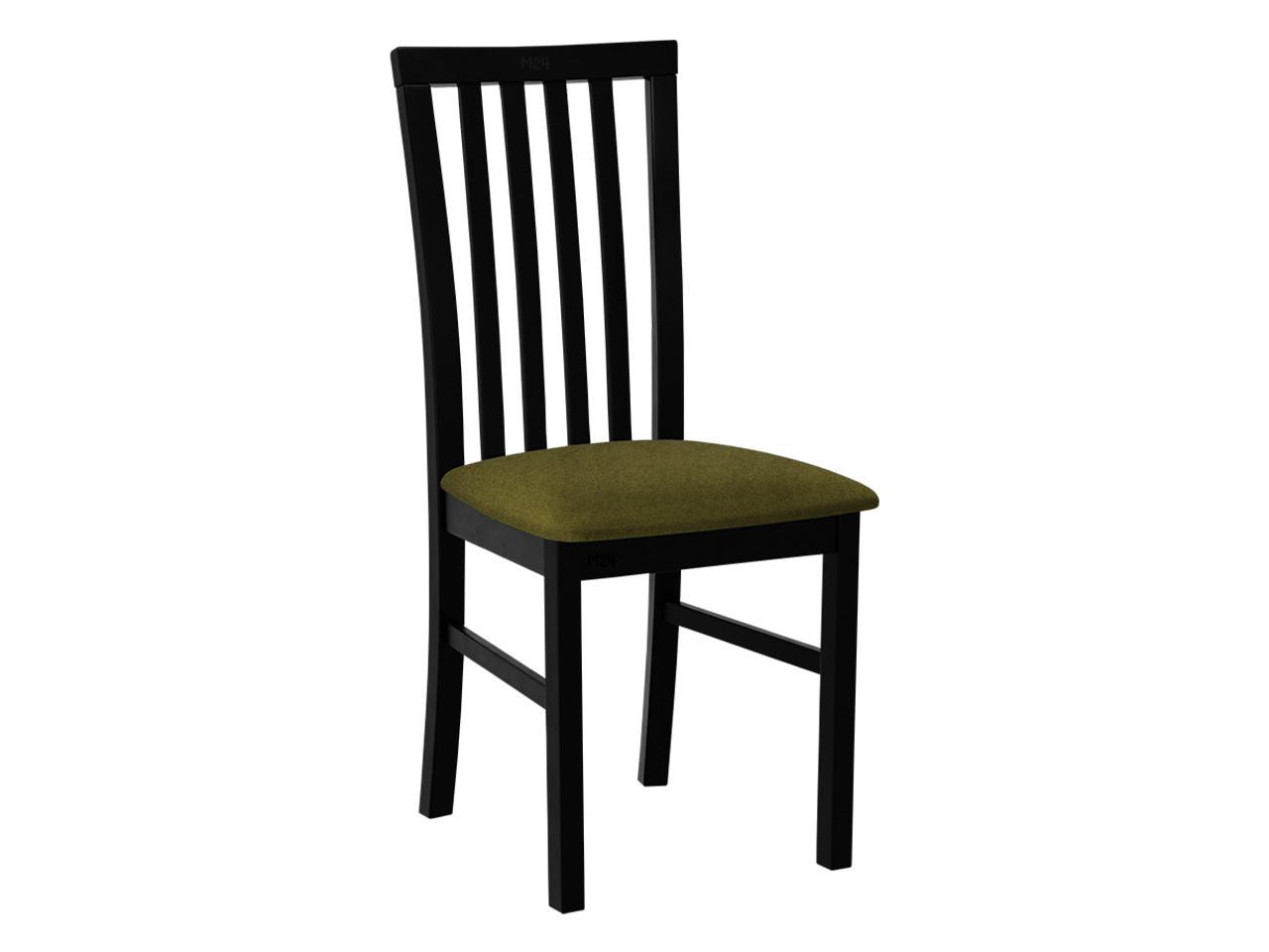 STUHL Milano I, Holzfarbe: Schwarz - Schwarz/Grün, Holz (43/93/40cm) - MIRJAN24