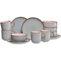 FRÜHSTÜCKS-SET Portofino grau 12-tlg. - Grau, Keramik (2/2/2cm) - Ritzenhoff Breker