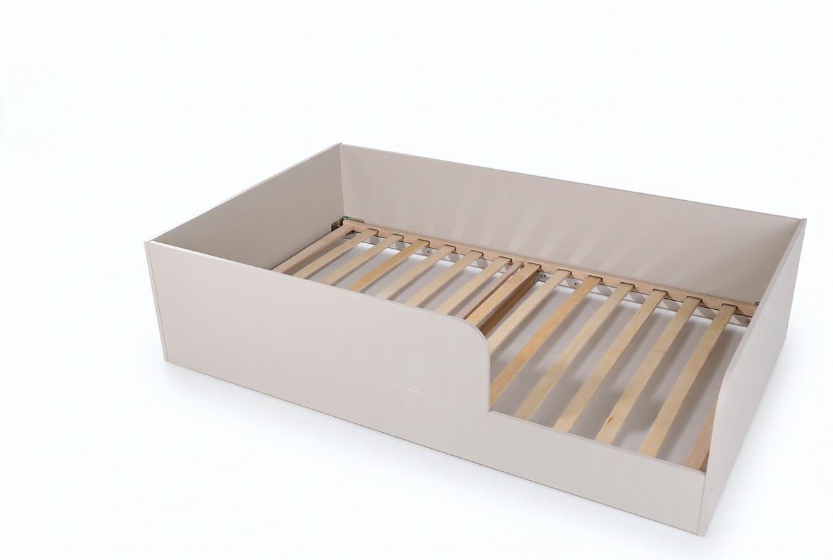 BODENBETT Essentials 120x200cm Cashmere - Hellbraun, Holzwerkstoff (120/200cm) - arthur berndt
