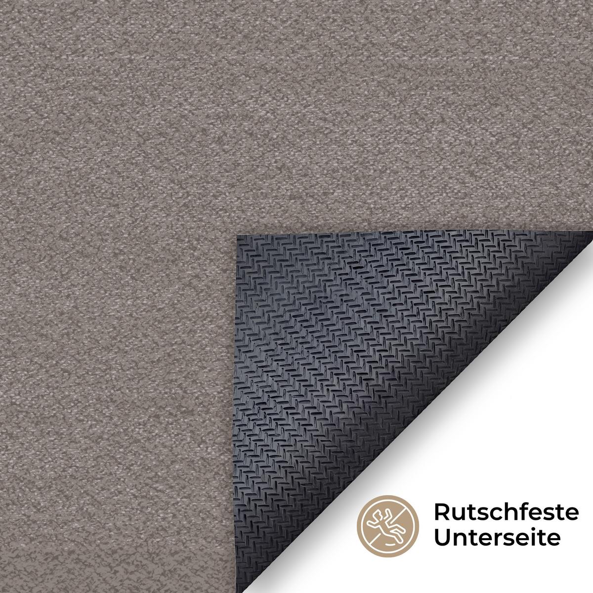 FUSSMATTE Startseite - Text - Taupe Fußabtreter 180x120 cm - Taupe, Kunststoff (180/0.4cm) - MuchoWow
