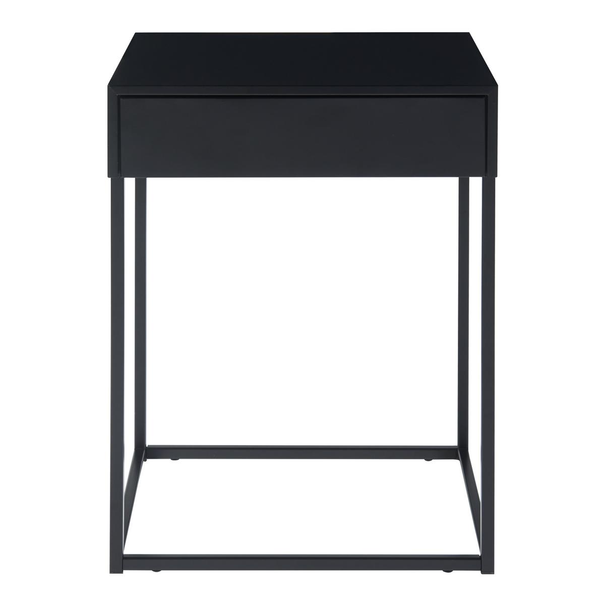 BEISTELLTISCH Rautjärvi - Schwarz, Metall (41/43/50cm) - [en.casa]