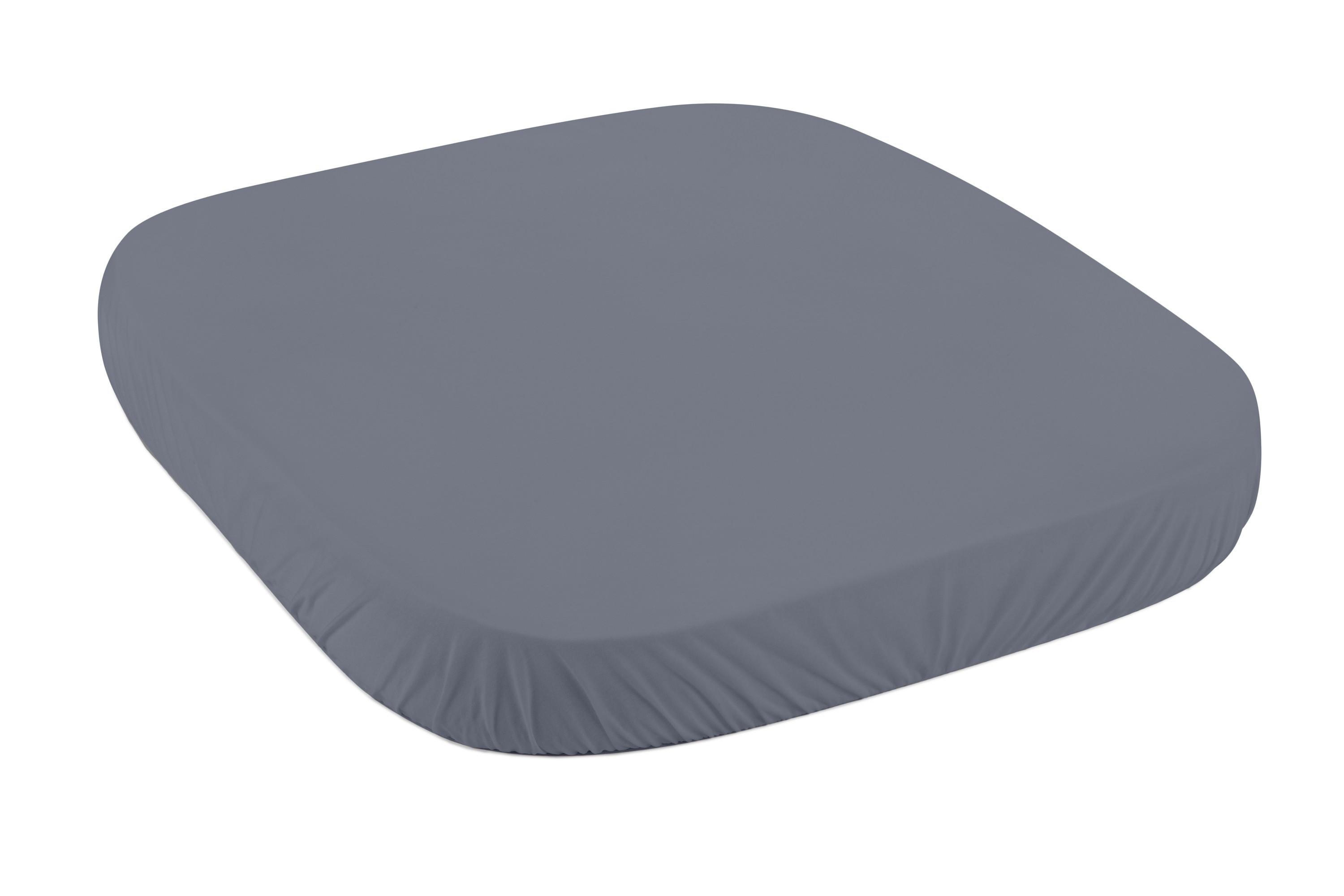 BABY Spannbettlaken für Babybett 7in1 - Graphitfarben, Textil (73/73cm) - waldin